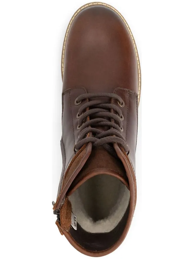 Leder-Boots "Langdets" in Braun>TRAVELIN' Sale