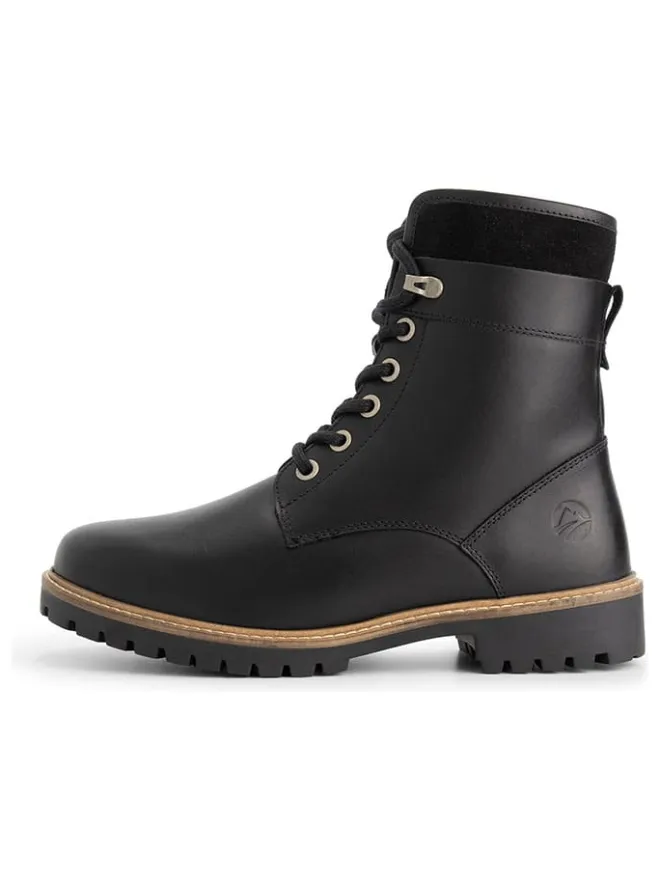 Leder-Boots "Langdets" in Schwarz>TRAVELIN' Discount