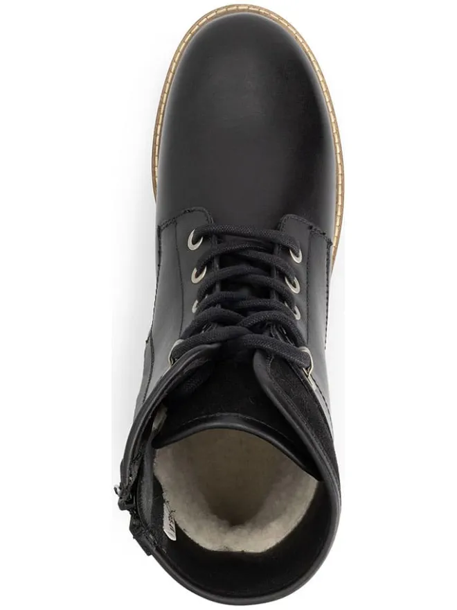 Leder-Boots "Langdets" in Schwarz>TRAVELIN' Discount