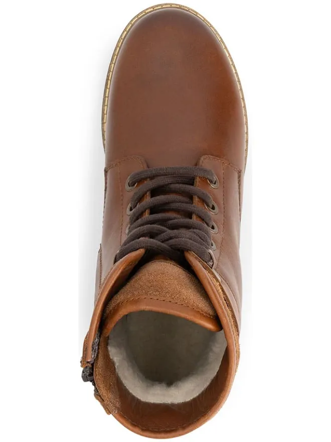Leder-Boots "Larvik" in Hellbraun>TRAVELIN' Online