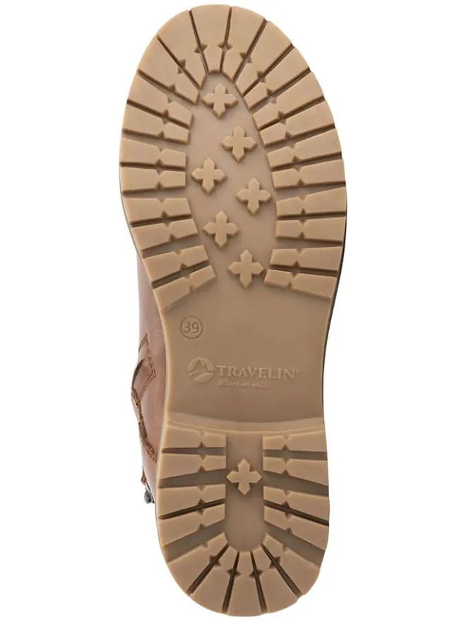 Leder-Boots "Larvik" in Hellbraun>TRAVELIN' Online