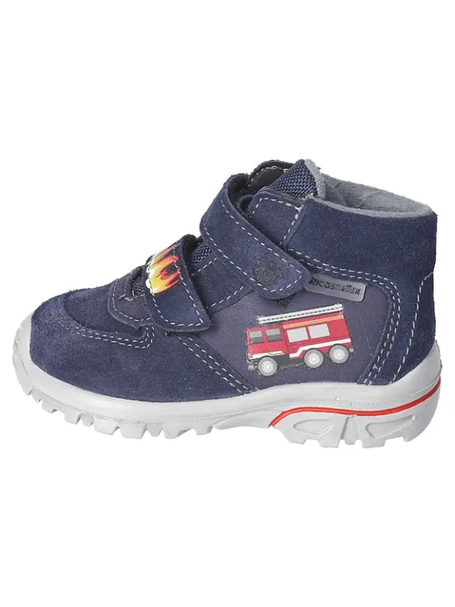 PEPINO Stiefel & Boots^Leder-Boots "Lenz-S" in Dunkelblau