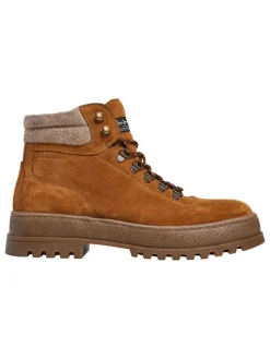 Pepe Jeans FOOTWEAR Stiefel & Boots^Leder-Boots "Lincoln" in Hellbraun