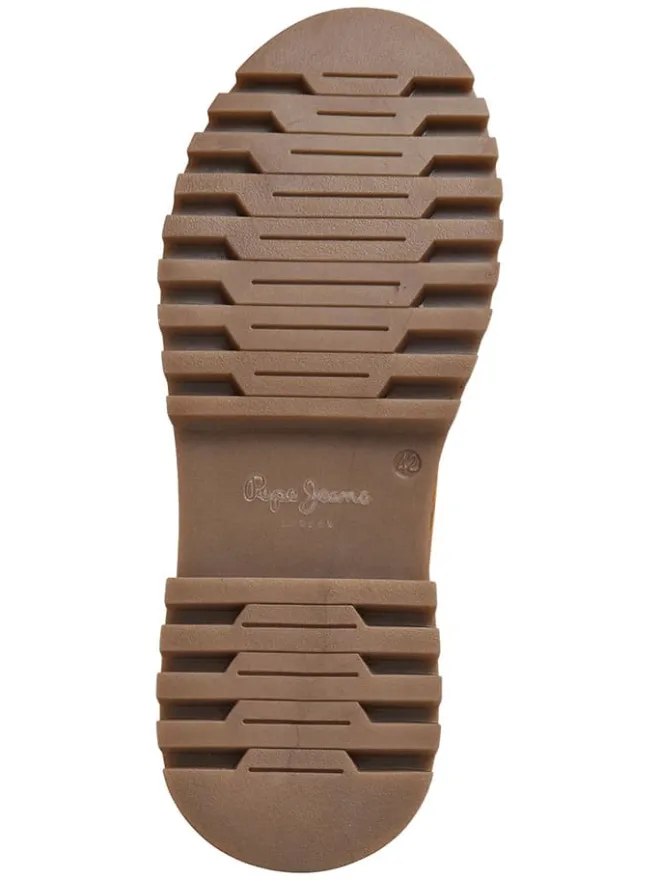 Pepe Jeans FOOTWEAR Stiefel & Boots^Leder-Boots "Lincoln" in Hellbraun