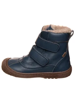 Leder-Boots "Magnus" in Dunkelblau>bisgaard Clearance