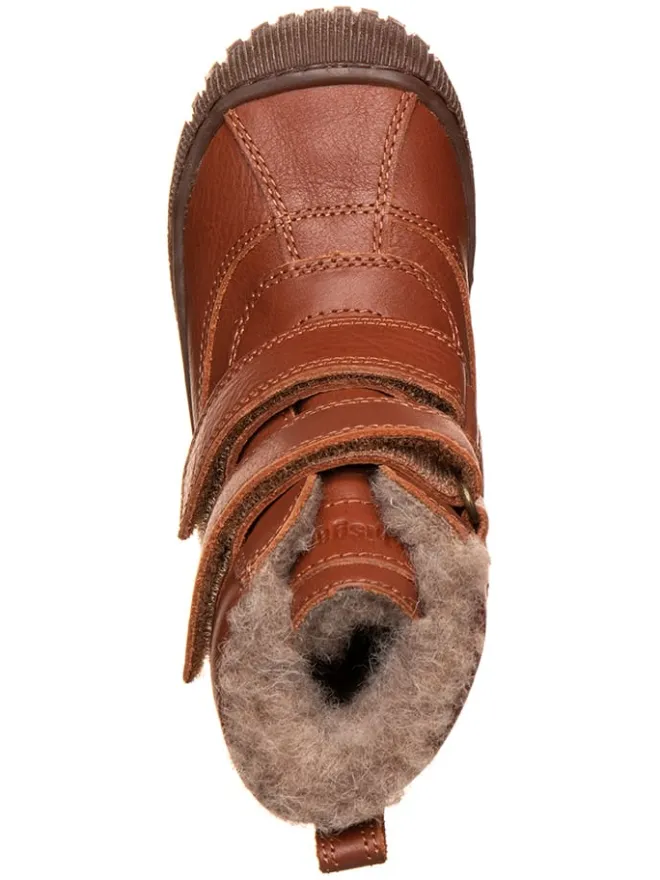 Leder-Boots "Magnus" in Hellbraun>bisgaard Hot