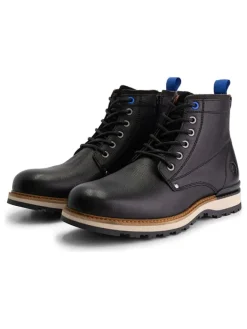 Leder-Boots "Malling" in Schwarz>TRAVELIN' Hot