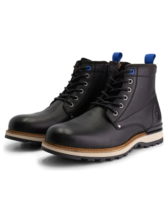 Leder-Boots "Malling" in Schwarz>TRAVELIN' Hot