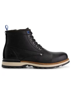 Leder-Boots "Malling" in Schwarz>TRAVELIN' Hot