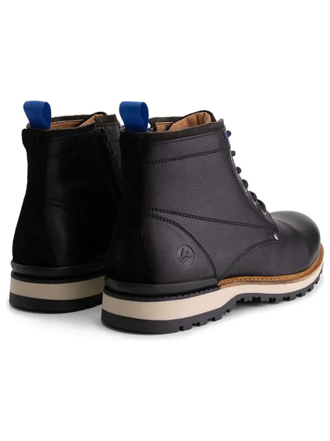 Leder-Boots "Malling" in Schwarz>TRAVELIN' Hot