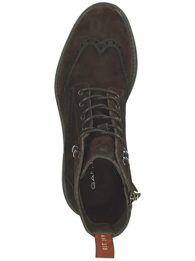 Leder-Boots "Millbro" in Braun>GANT Footwear