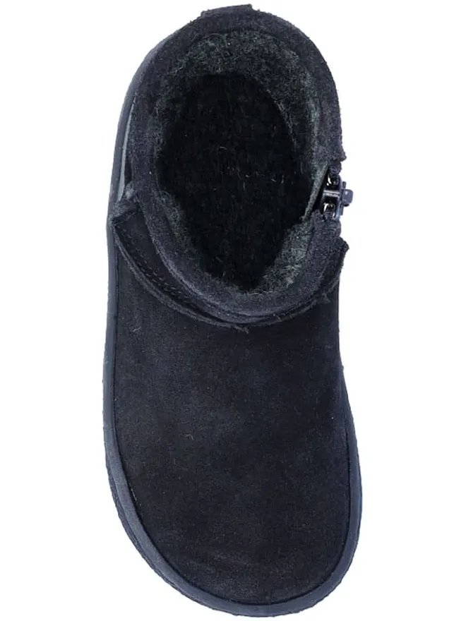 Groundies Stiefel & Boots^Leder-Boots "Mini Cozy" in Dunkelblau