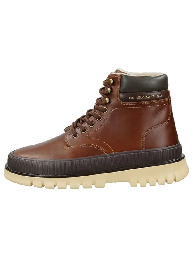 Leder-Boots "Nebrada" in Hellbraun>GANT Footwear Outlet
