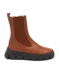 bisgaard Stiefel & Boots·Boots^Leder-Boots "Nilla" in Hellbraun