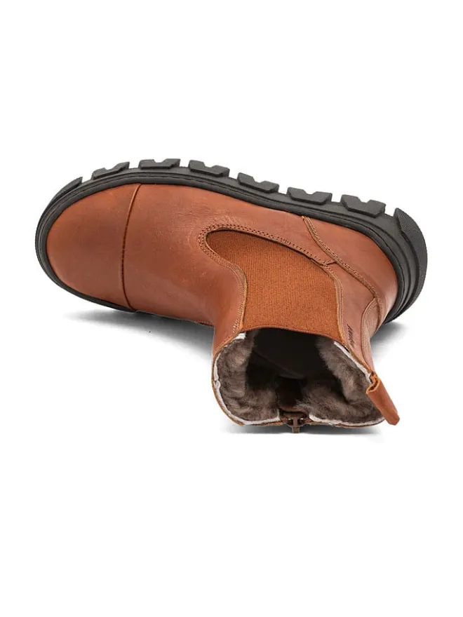 bisgaard Stiefel & Boots·Boots^Leder-Boots "Nilla" in Hellbraun