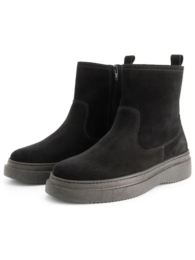 Leder-Boots "Okanagan" in Schwarz>TRAVELIN' Sale
