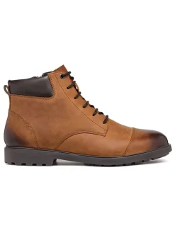 Leder-Boots "Rhadalf" in Hellbraun>Geox Hot
