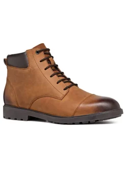 Leder-Boots "Rhadalf" in Hellbraun>Geox Hot