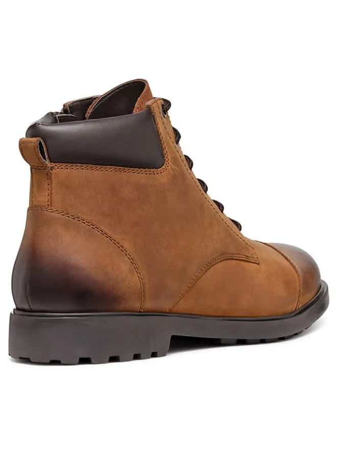 Leder-Boots "Rhadalf" in Hellbraun>Geox Hot