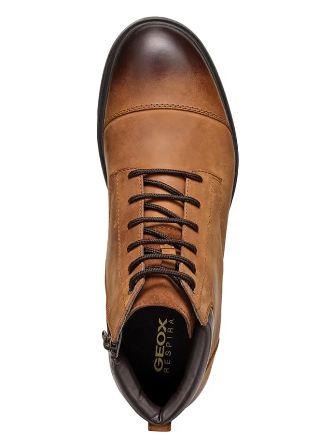 Leder-Boots "Rhadalf" in Hellbraun>Geox Hot