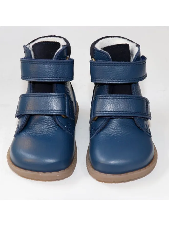 Leder-Boots "Robyn" in Blau>Bundgaard Discount