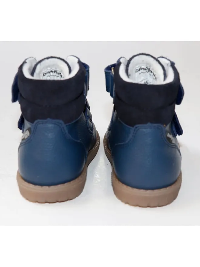 Leder-Boots "Robyn" in Blau>Bundgaard Discount