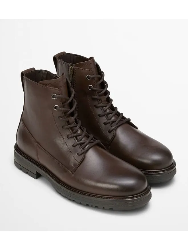 Marc O'Polo Shoes Stiefel & Boots^Leder-Boots "Rony" in Braun