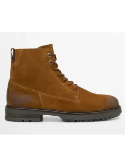 Marc O'Polo Shoes Stiefel & Boots^Leder-Boots "Rony" in Hellbraun