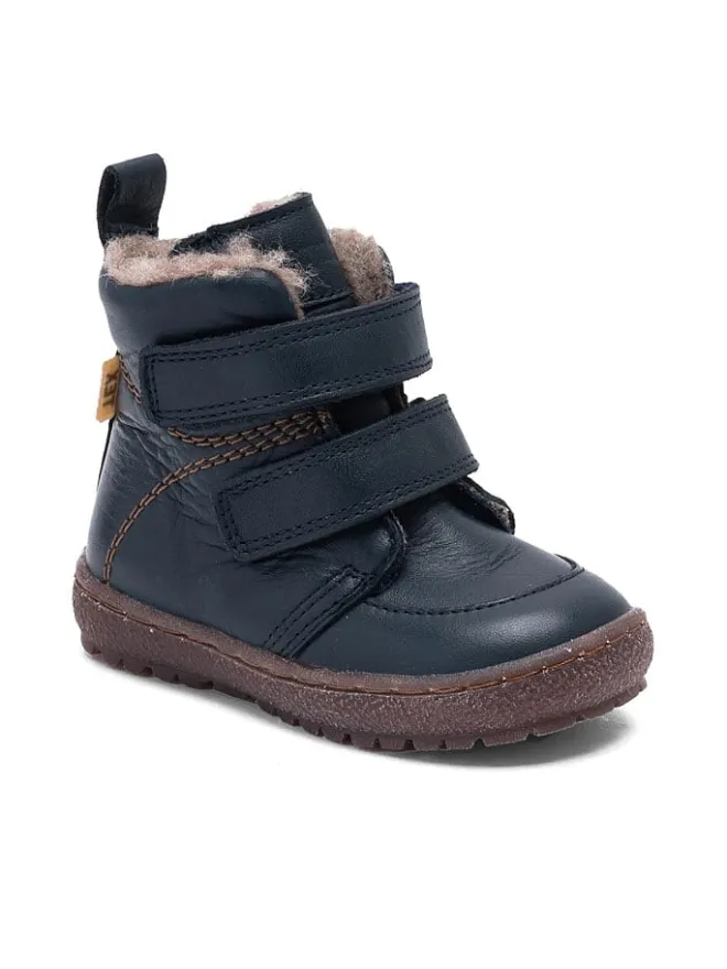 Leder-Boots "Storm" in Dunkelblau>bisgaard Discount