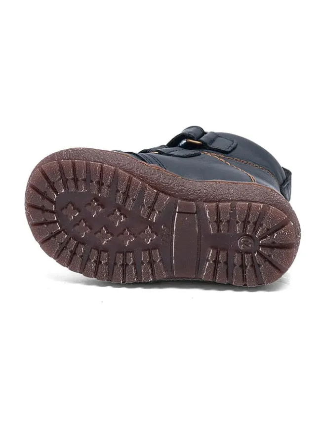 Leder-Boots "Storm" in Dunkelblau>bisgaard Discount