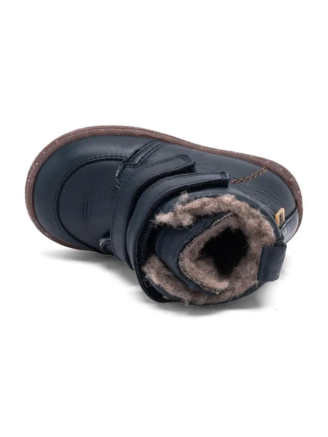 Leder-Boots "Storm" in Dunkelblau>bisgaard Discount