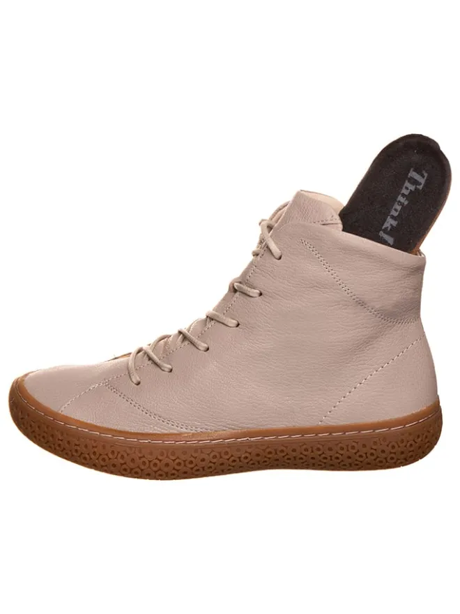 Leder-Boots "Tjub" in Rosa>Think! Outlet