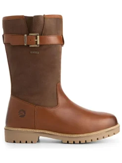 Leder-Boots "Troms" in Hellbraun>TRAVELIN' Clearance