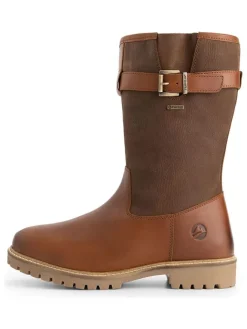 Leder-Boots "Troms" in Hellbraun>TRAVELIN' Clearance