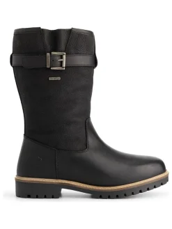 Leder-Boots "Troms" in Schwarz>TRAVELIN' Sale