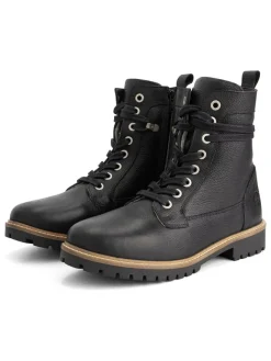 Leder-Boots "Trongsberg" in Schwarz>TRAVELIN' Sale