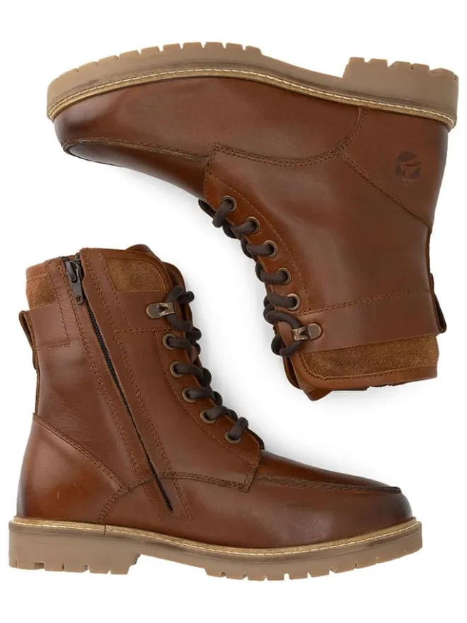 TRAVELIN' Stiefel & Boots^Leder-Boots "Tronstad" in Hellbraun