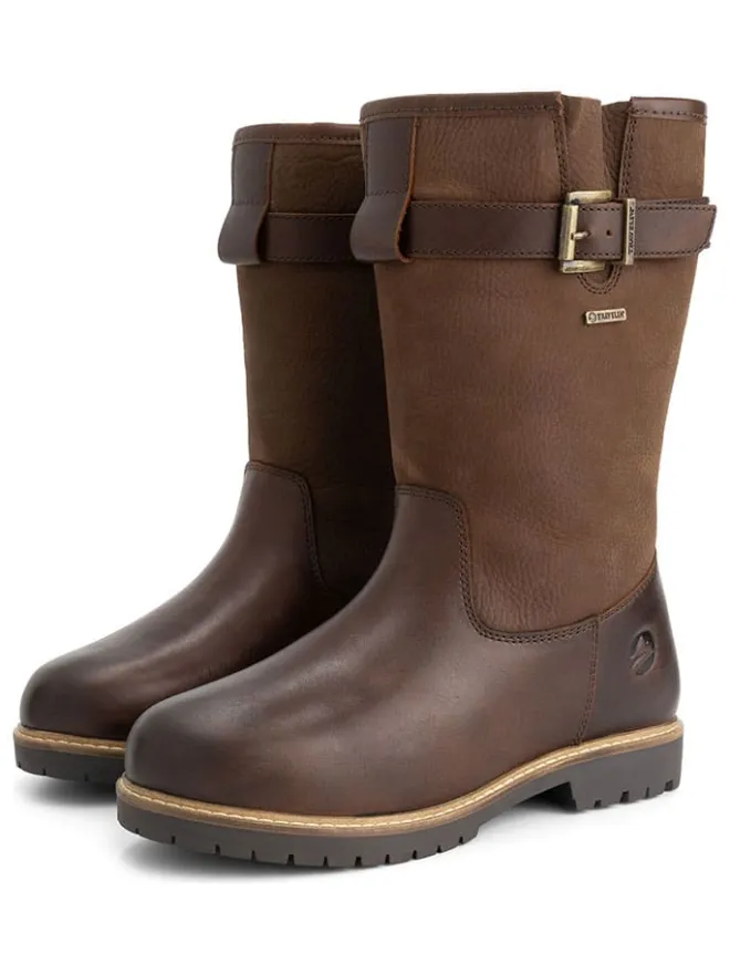 Leder-Boots "Vadso" in Braun>TRAVELIN' Discount