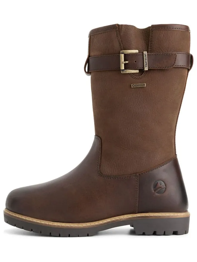 Leder-Boots "Vadso" in Braun>TRAVELIN' Discount