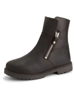 Leder-Boots "Vaerum" in Braun>TRAVELIN'