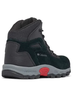 Columbia Stiefel & Boots·Boots^Leder-Boots "Youth Newton Ridge Amped" in Schwarz/ Rot