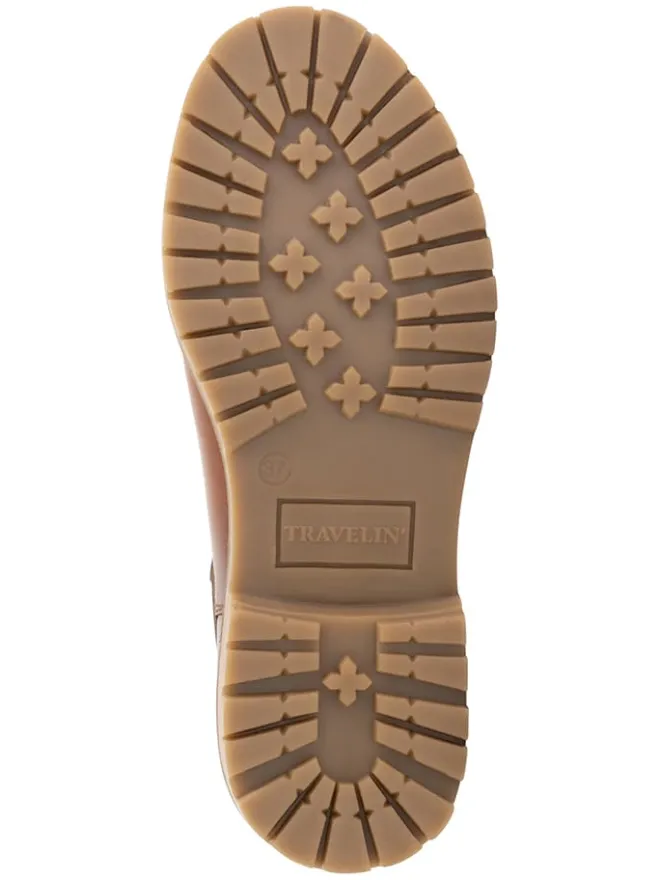 Leder-Chelsa-Boots "Rosseland" in Hellbraun>TRAVELIN' New