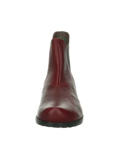 Leder-Chelsea-Boots in Rot><noscript><img width=