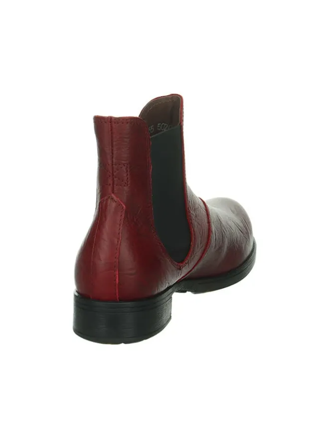 Leder-Chelsea-Boots in Rot>Think! Sale