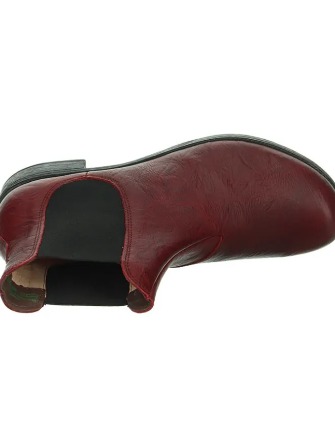 Leder-Chelsea-Boots in Rot>Think! Sale