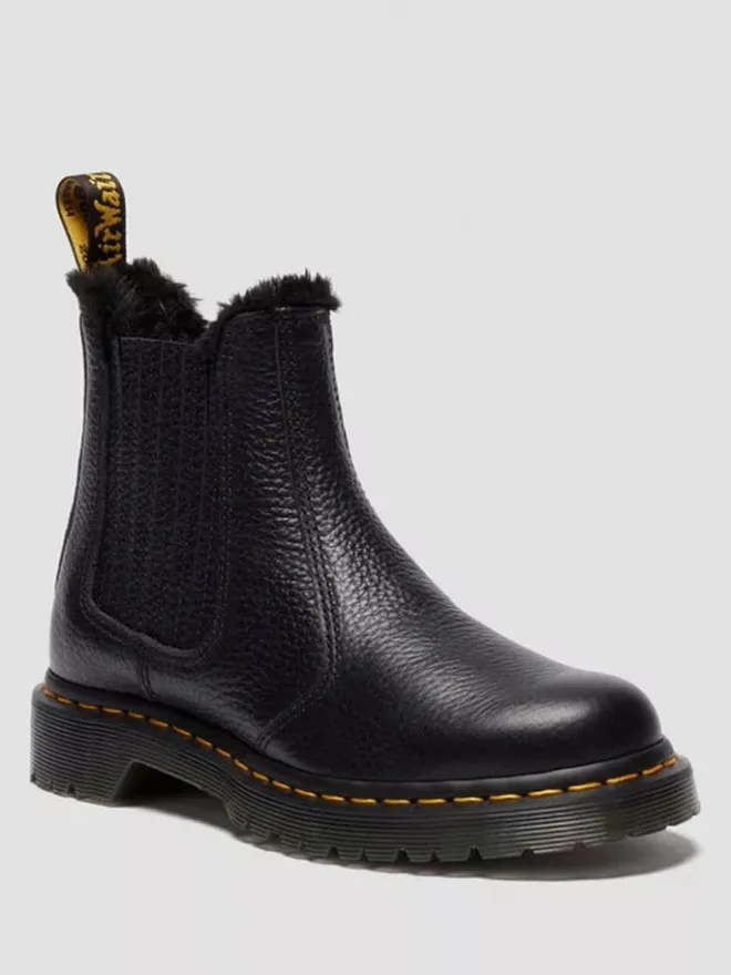 Dr. Martens Stiefeletten^Leder-Chelsea-Boots "2976 Leonore II" in Schwarz