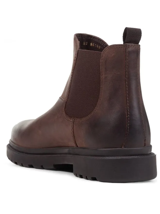 Leder-Chelsea-Boots "Andalo" in Braun>Geox New