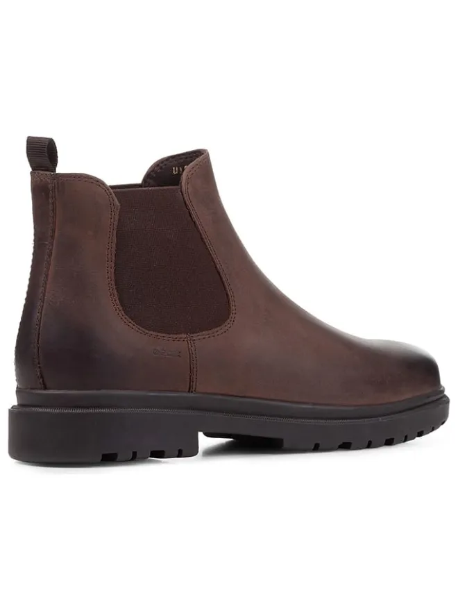 Leder-Chelsea-Boots "Andalo" in Braun>Geox New