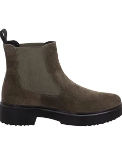 Legero Stiefeletten^Leder-Chelsea-Boots "Angel" in Khaki