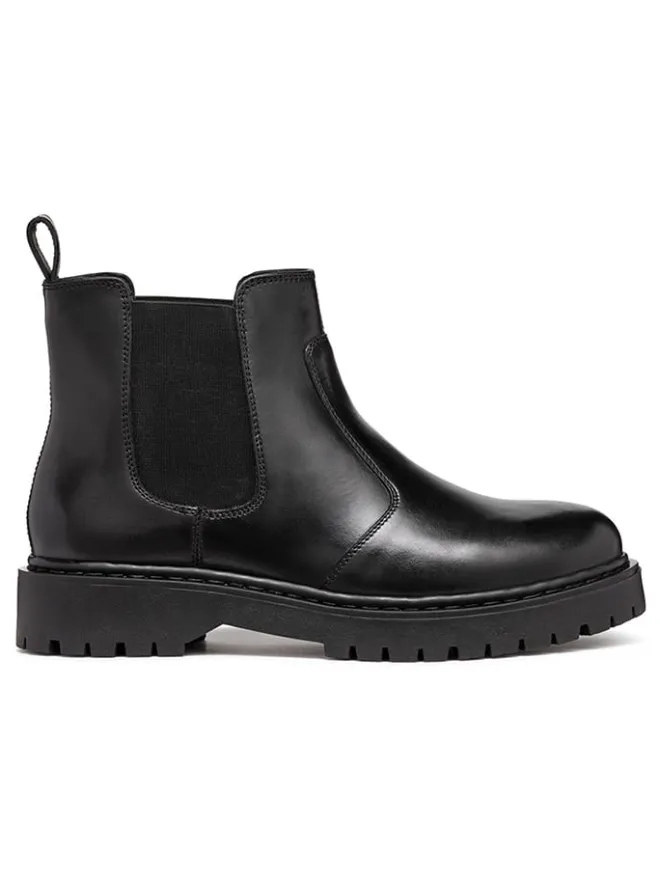 Leder-Chelsea-Boots "Bleyze" in Schwarz>Geox New